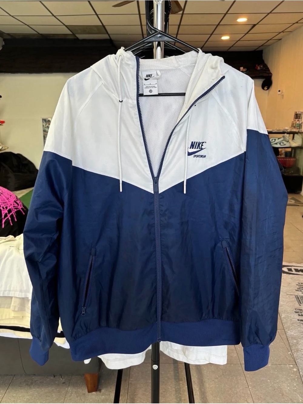 Nike Sportswear Windrunner Woven Lined Jacket blue void size M